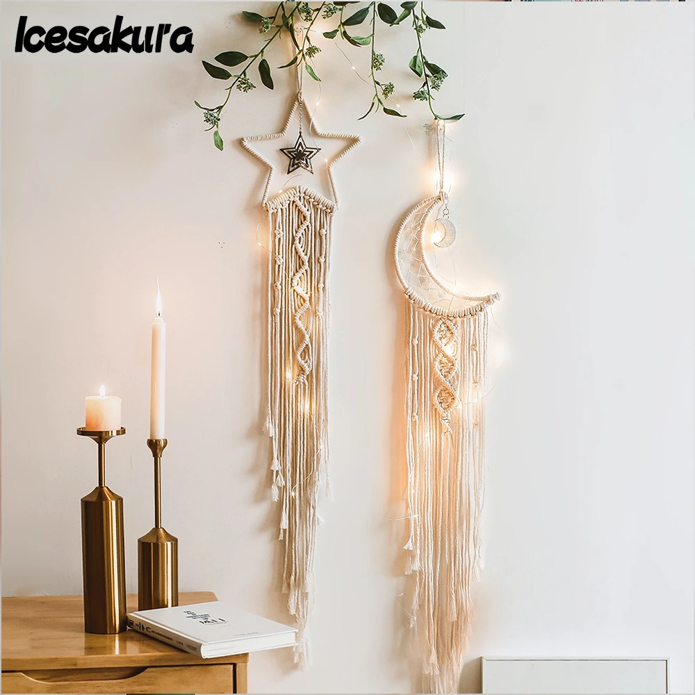 Moon Star Dream Catcher,Handmade Dream Catcher with Lights,Boho Wall Decor,Bedroom Decor,Gifts for Kids,Gifts for Mom Black
Moon Star Dream Catcher,Handmade Dream Catcher with Lights,Boho Wall Decor,Bedroom Decor,Gifts for Kids,Gifts for Mom Black