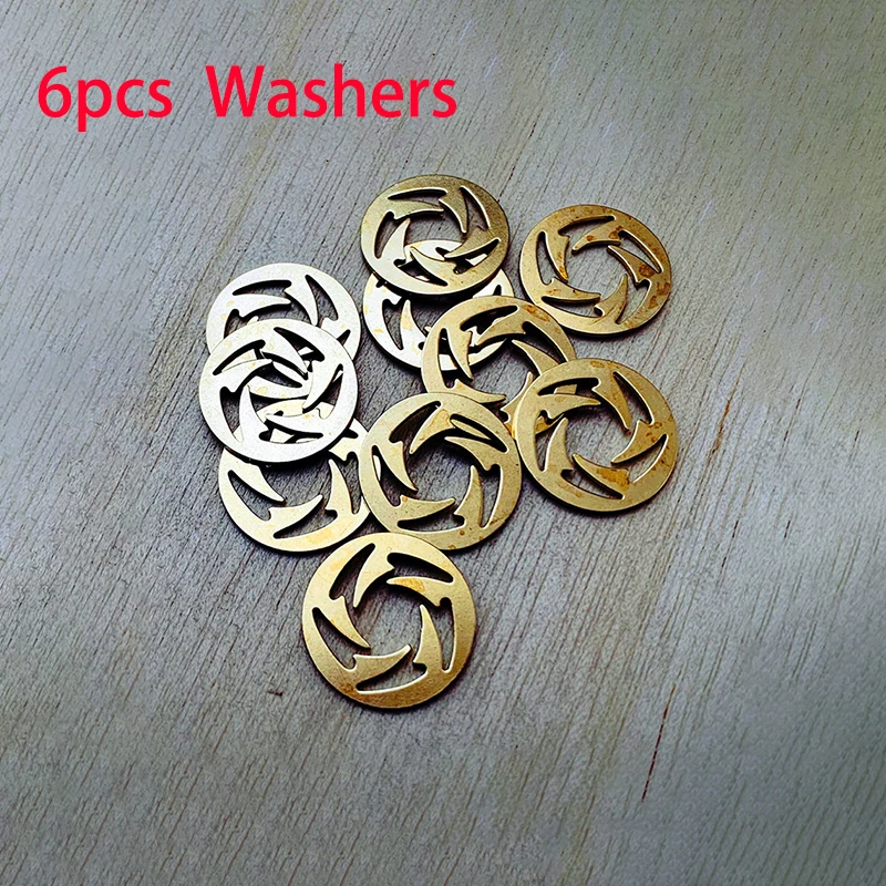 6pcs/lot Custom Knife Gasket Brass Washer For Benchmade Griptilian 551 550 552 710 720 723 730 DIY Make Accessories Part Bearing
6pcs/lot Custom Knife Gasket Brass Washer For Benchmade Griptilian 551 550 552 710 720 723 730 DIY Make Accessories Part Bearing