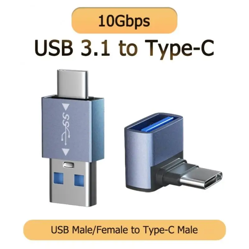 RYRA USB3.1 To USBC Data Adapter 90 Degree Elbow Fast Charging Charger Converter 10Gbps For Laptop USB 3.1 To Type-C OTG Adapter
RYRA USB3.1 To USBC Data Adapter 90 Degree Elbow Fast Charging Charger Converter 10Gbps For Laptop USB 3.1 To Type-C OTG Adapter