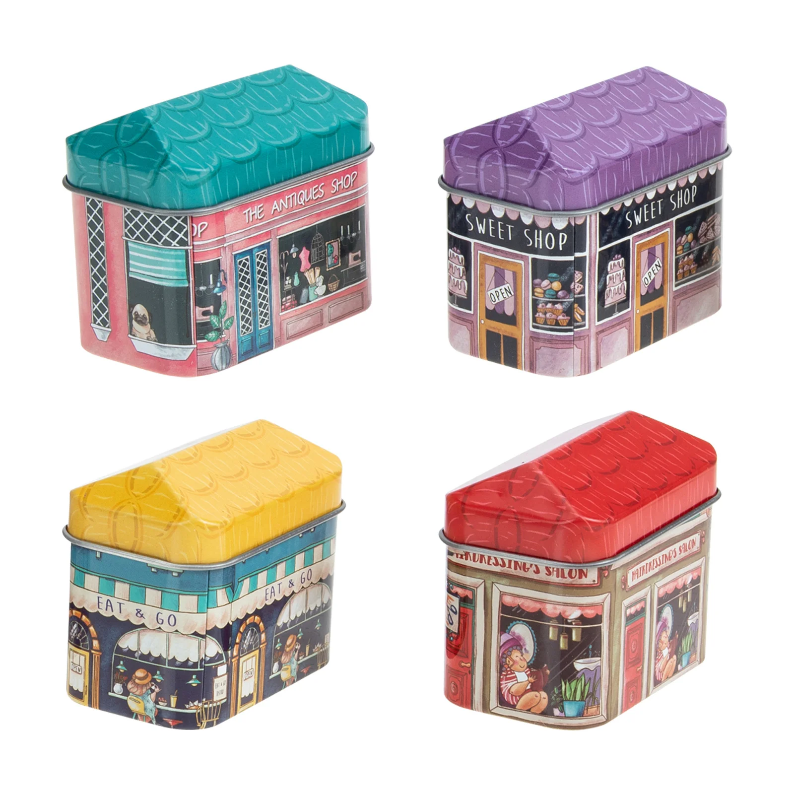 4 Pcs Coffee Can Tinplate Candy Storage Containers Food Decor Sweets Biscuit Holders
4 Pcs Coffee Can Tinplate Candy Storage Containers Food Decor Sweets Biscuit Holders