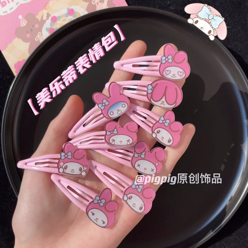 Sanrio Cartoon Hairpin Anime My Melody Cute Girl Hair Accessories Bangs Clip Cartoon Headwear Creative Fashion Hairpin Girl Gift
Sanrio Cartoon Hairpin Anime My Melody Cute Girl Hair Accessories Bangs Clip Cartoon Headwear Creative Fashion Hairpin Girl Gift