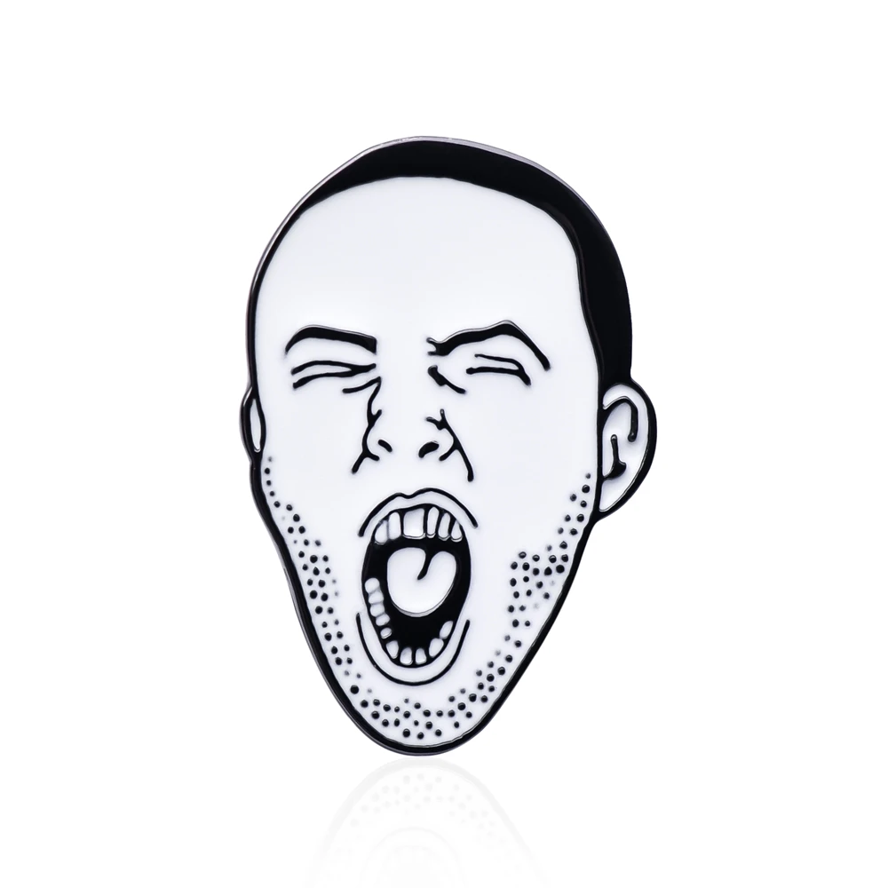 Funny Human Face Brooch Pins Trendy Clothes Bags Badge Silver Plated Lapel Pin Accessories Men Boys Jewelry 
Funny Human Face Brooch Pins Trendy Clothes Bags Badge Silver Plated Lapel Pin Accessories Men Boys Jewelry