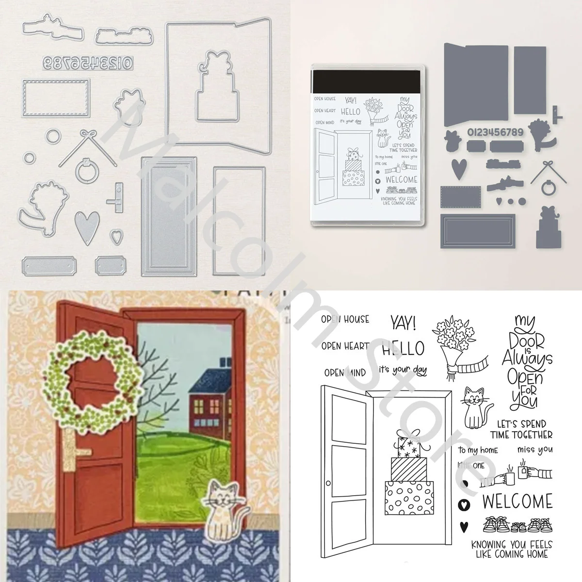 Cat Cutting Dies And Clear Stamps For Decoration Scrapbook DIY Birthday Cards Photo Album Embossing Craft Stencil New Arrival
Cat Cutting Dies And Clear Stamps For Decoration Scrapbook DIY Birthday Cards Photo Album Embossing Craft Stencil New Arrival