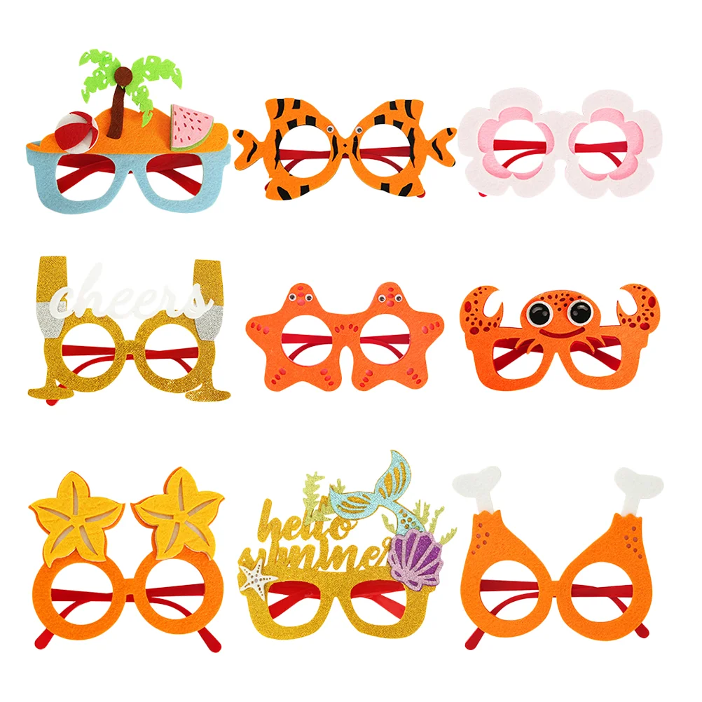 9pcs Unique Glasses Funny Party Eyeglasses Birthday Party Eyeglass Frames 
9pcs Unique Glasses Funny Party Eyeglasses Birthday Party Eyeglass Frames