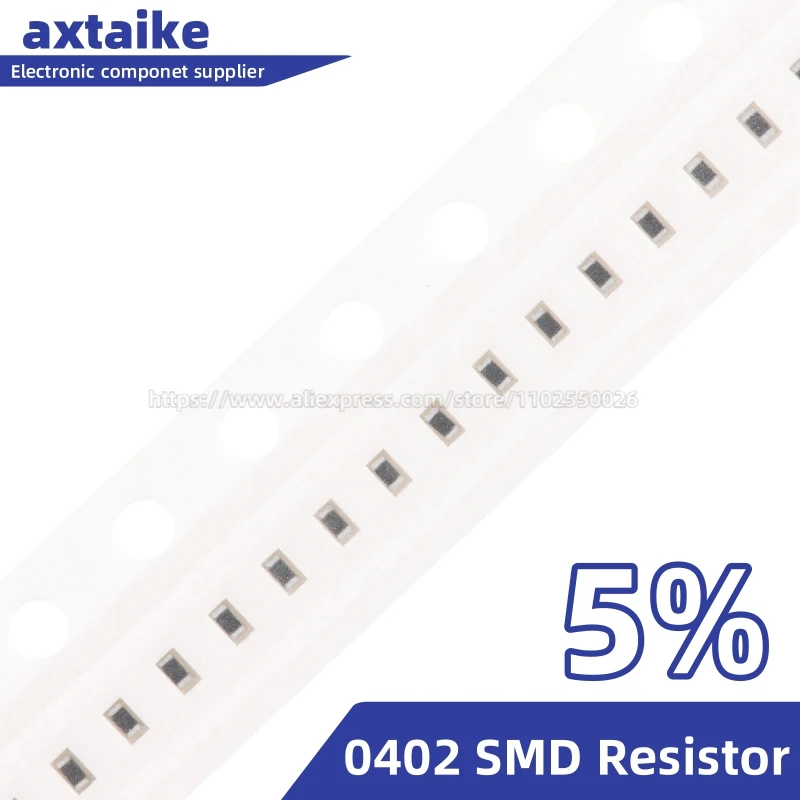 200PCS 5% 0402 SMD Resistor 0R ~ 10M 1/16W 1 10 51 100 150 220 330 470 510 680 910 Ohm Ω 1K 2.2K 10K 100K 1R 10R 100R 220R 470R
200PCS 5% 0402 SMD Resistor 0R ~ 10M 1/16W 1 10 51 100 150 220 330 470 510 680 910 Ohm Ω 1K 2.2K 10K 100K 1R 10R 100R 220R 470R