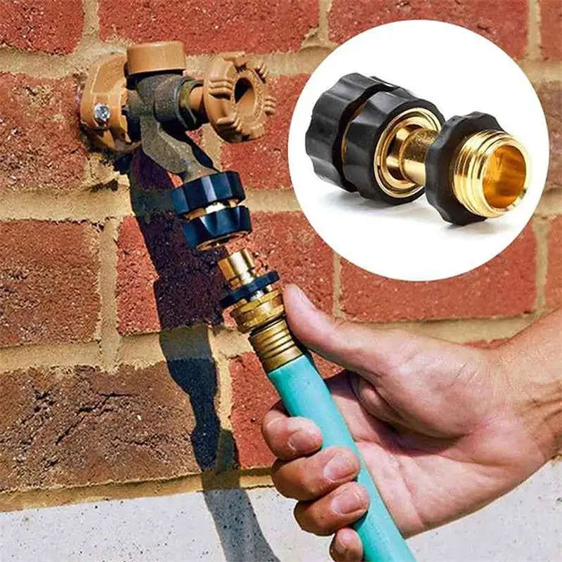 3/4 Inch Garden Hose Quick Connector Water Hose Fitting Male and Female Pipe Coupler for Garden Irrigation System
3/4 Inch Garden Hose Quick Connector Water Hose Fitting Male and Female Pipe Coupler for Garden Irrigation System