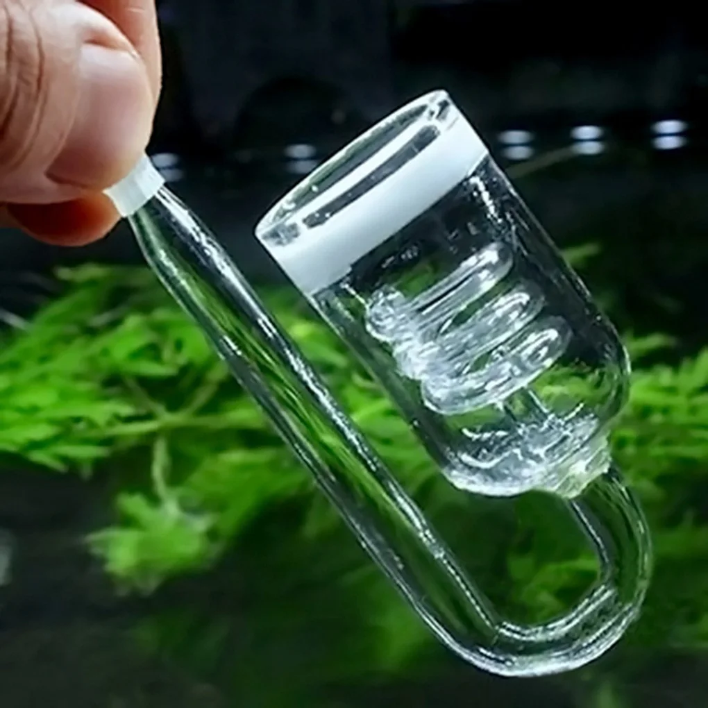 

Aquarium CO2 Diffuser 60~300L Plants Tank Atomizer Solenoid Regulator Moss CO2 Atomizer Spiral Glass Tube