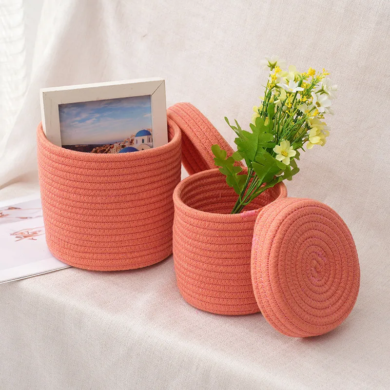 NEW Cotton Storage Basket Storage Box With cover Home Decor Desktop Organizer for Sundries Snacks Pet Products Kids Toy Fruit
NEW Cotton Storage Basket Storage Box With cover Home Decor Desktop Organizer for Sundries Snacks Pet Products Kids Toy Fruit
