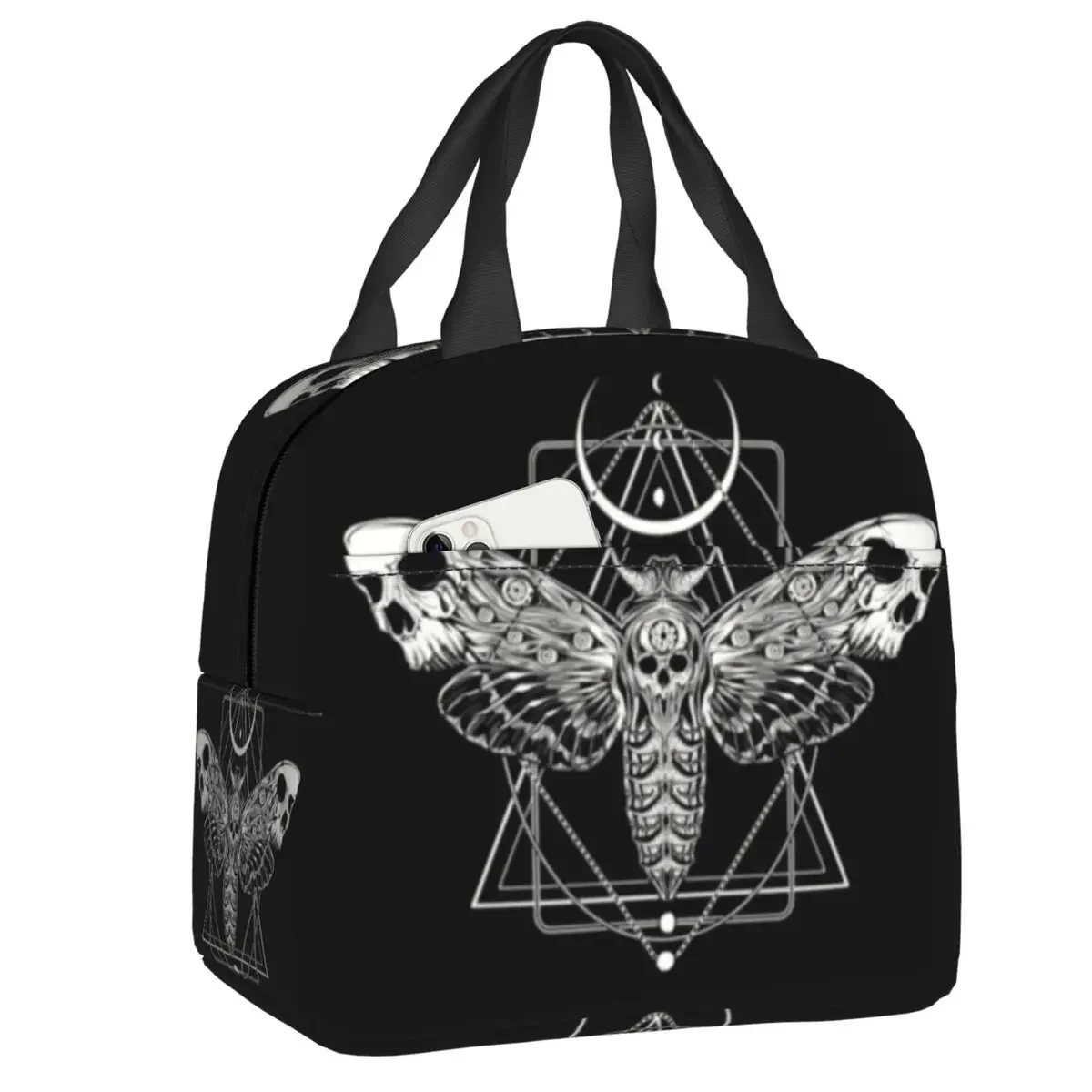 Изолированная сумка для обеда Surreal Death Moth для работы в школе готический антиводостойкий охлаждающий термальный Ланч-бокс для женщин и детей
Изолированная сумка для обеда Surreal Death Moth для работы в школе готический антиводостойкий охлаждающий термальный Ланч-бокс для женщин и детей