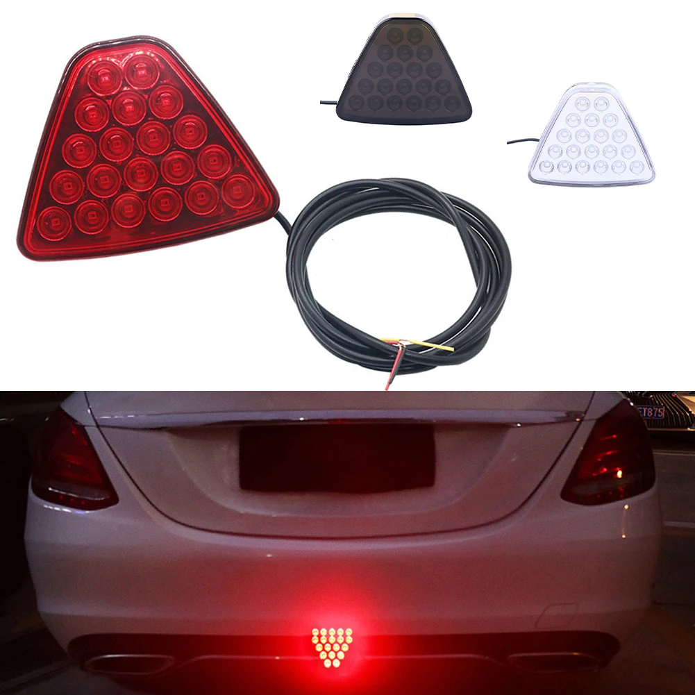 Car Accessories Sporty Triangle LED Rear Fog Light Third Brake Lamp Stop Light Brake Signal Lamp Car Rear Brake Light
Car Accessories Sporty Triangle LED Rear Fog Light Third Brake Lamp Stop Light Brake Signal Lamp Car Rear Brake Light