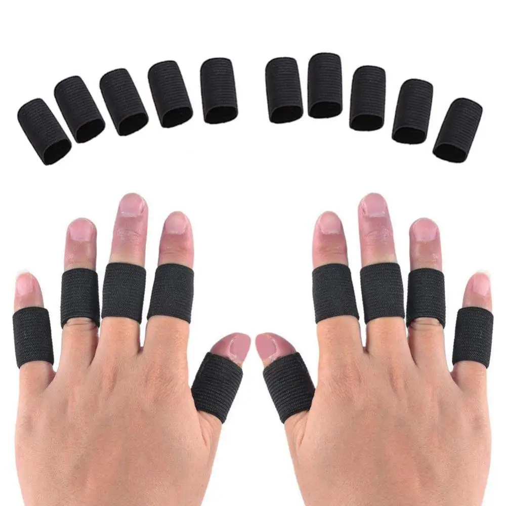 10Pcs Stretchy Finger Protector Sleeve Support Arthritis Sport Aid Finger Brace Splint Sleeve Thumb Support Protector for Golf
10Pcs Stretchy Finger Protector Sleeve Support Arthritis Sport Aid Finger Brace Splint Sleeve Thumb Support Protector for Golf