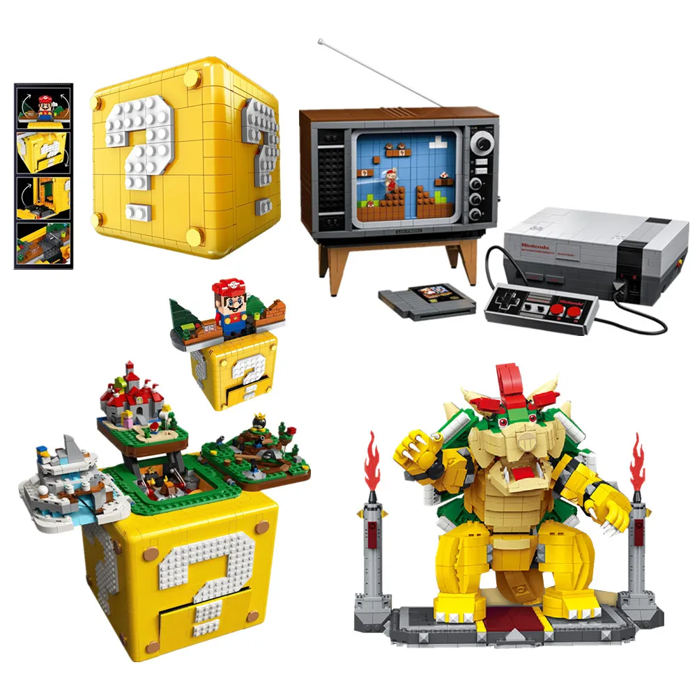Super Mario Toys Adventure Classic TV Mini Game Series Question Building Blocks Toys Bricks Kids Figures Model Kid Gift Boys Set
Super Mario Toys Adventure Classic TV Mini Game Series Question Building Blocks Toys Bricks Kids Figures Model Kid Gift Boys Set