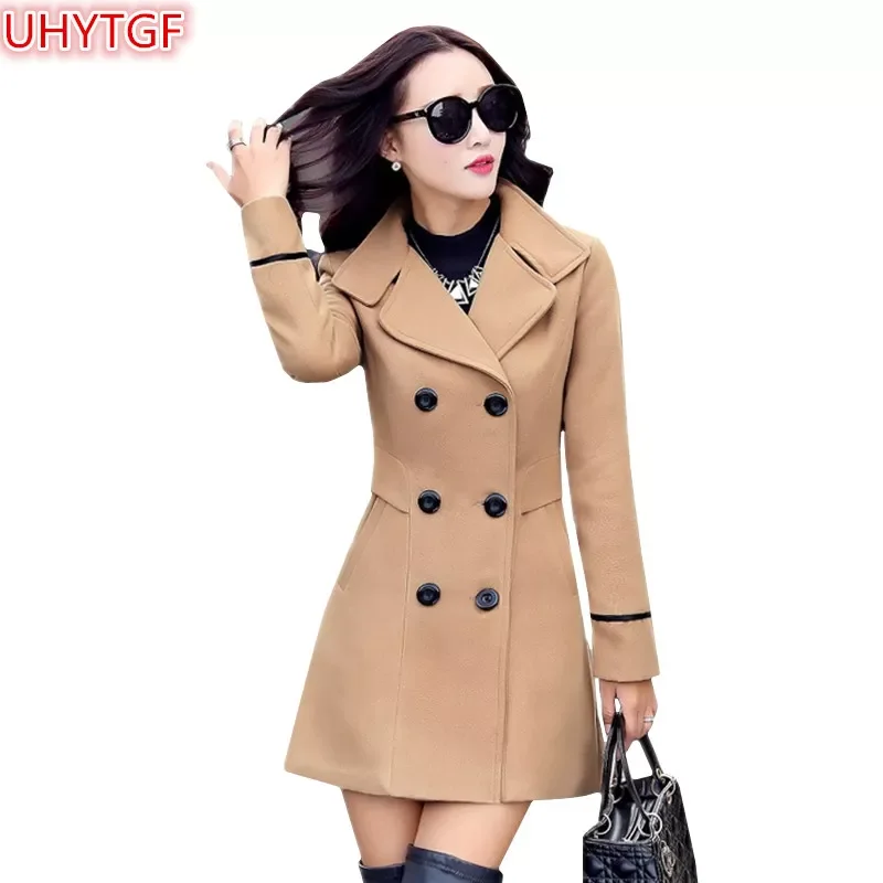 UHYTGF Autumn And Winter Wool Jacket Womens Clothing Medium Length Woolen Coats Slim Wild Elegant Female Korean Outerwear 3XL124
UHYTGF Autumn And Winter Wool Jacket Womens Clothing Medium Length Woolen Coats Slim Wild Elegant Female Korean Outerwear 3XL124