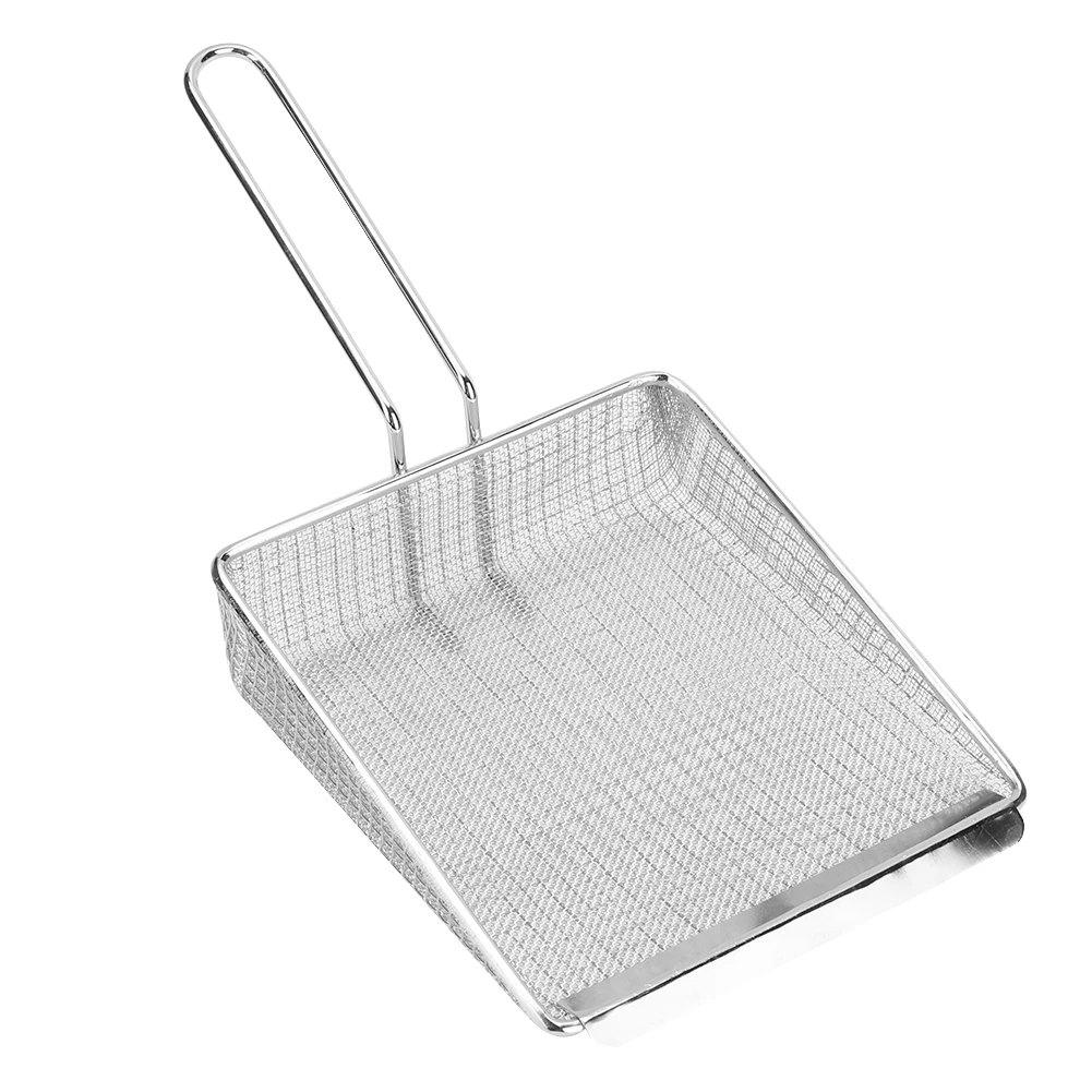 Multi-function Kitchen Stainless Steel Cooking Food Frying Shovel French Fries Mesh Scooper Strainer FilterHigh Density Mesh
Multi-function Kitchen Stainless Steel Cooking Food Frying Shovel French Fries Mesh Scooper Strainer FilterHigh Density Mesh