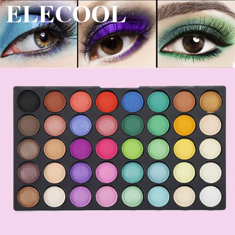 

POPFEEL 120 Colors Pressed Glitter Eyeshadow Palette Or Eyeshadow Brush Waterproof Matte Eyeshadow Pallete Cosmetic Makeup TSLM2