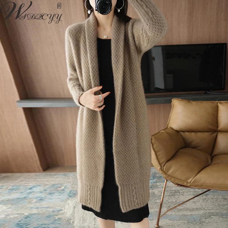 Long Sweater Cardigans Coat Women Solid Colors V-Neck Knitted Jacket Oversized Loose Fall Winter Top Plus Size 4xl Vintage Mujer
Long Sweater Cardigans Coat Women Solid Colors V-Neck Knitted Jacket Oversized Loose Fall Winter Top Plus Size 4xl Vintage Mujer