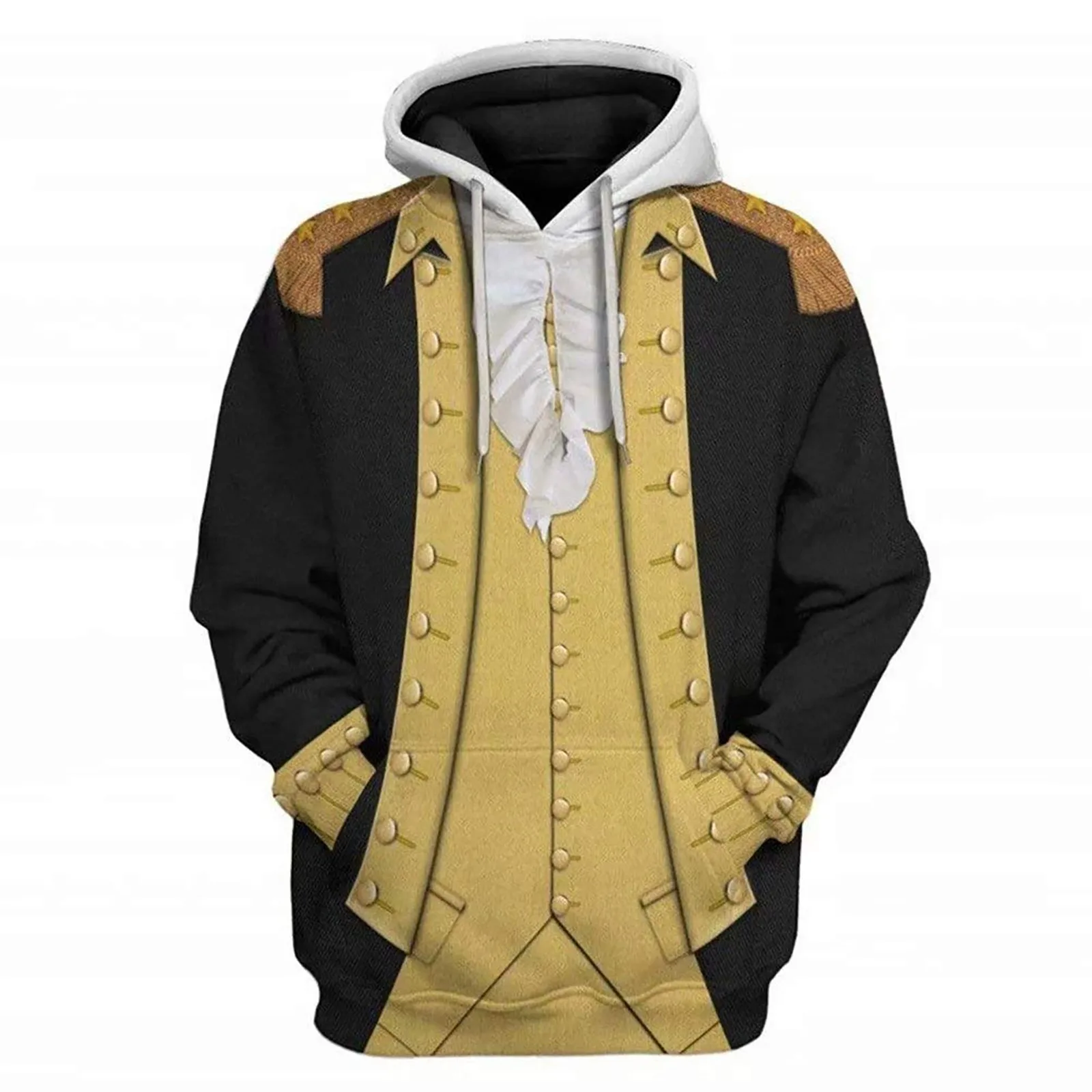 Men WomenHistorical Hoodie Cosplay Costume 3D Pullover Sweatshirt Womens Snap Front Hoodies
Men WomenHistorical Hoodie Cosplay Costume 3D Pullover Sweatshirt Womens Snap Front Hoodies