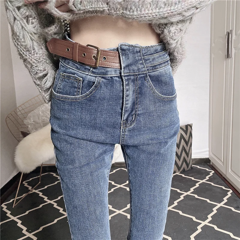 Spring Fashion Retro Washed High Waist Slim Fit Slimming Jeans Ankle-length Pants Pencil Pants
Spring Fashion Retro Washed High Waist Slim Fit Slimming Jeans Ankle-length Pants Pencil Pants