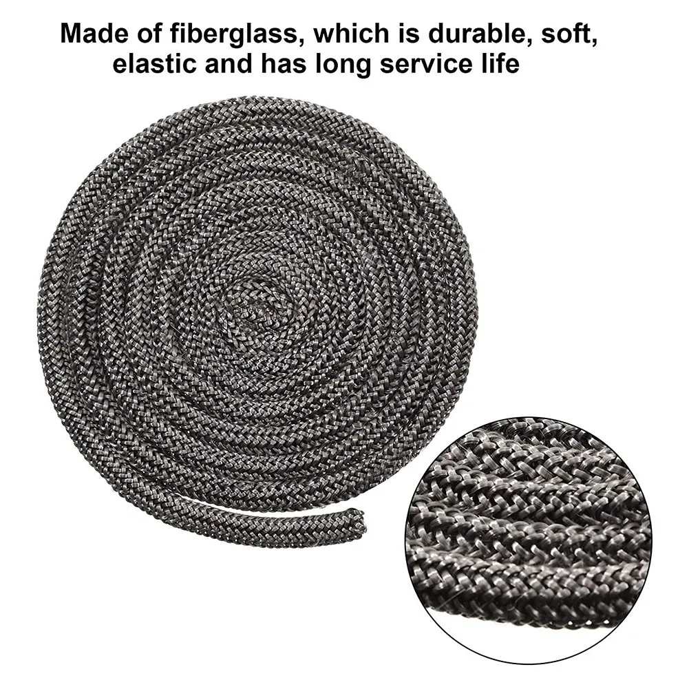 9mm*300cm Fiberglass Rope Seal Black Stove/Fire Rope Wood Burning Stove Log Burner Door Seal Fireplace Parts Accessories
9mm*300cm Fiberglass Rope Seal Black Stove/Fire Rope Wood Burning Stove Log Burner Door Seal Fireplace Parts Accessories