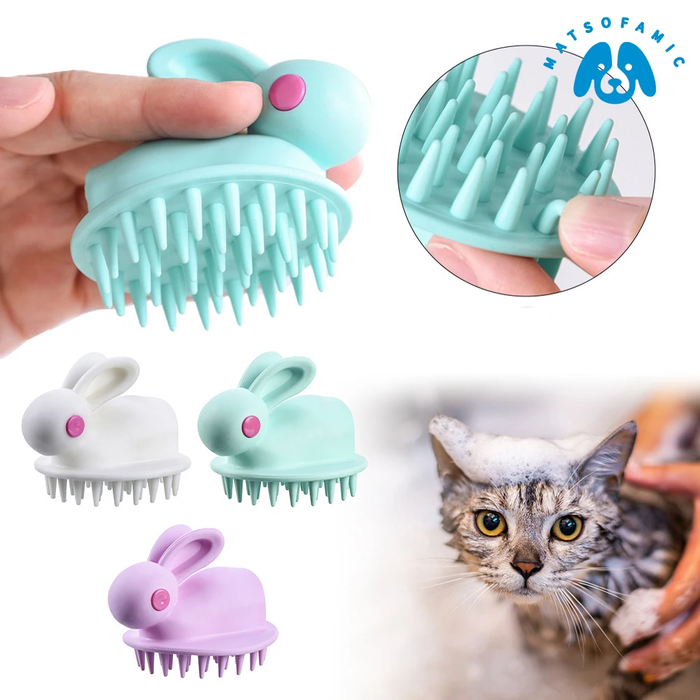 1pc Rabbit Silicone Shampoo Scalp Massage Brush Rabbit Head Body Massage Hair Comb Shower Bathtub Spa Brush Pet Grooming
1pc Rabbit Silicone Shampoo Scalp Massage Brush Rabbit Head Body Massage Hair Comb Shower Bathtub Spa Brush Pet Grooming