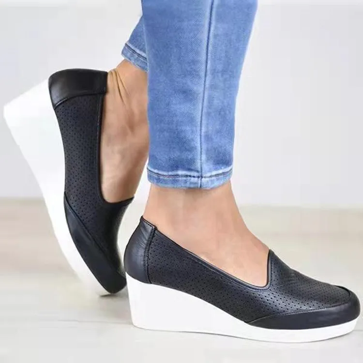 Кроссовки Nice Pop женские на танкетке, легкие дышащие, без шнуровки, однотонные, Спортивная повседневная обувь
Кроссовки Nice Pop женские на танкетке, легкие дышащие, без шнуровки, однотонные, Спортивная повседневная обувь