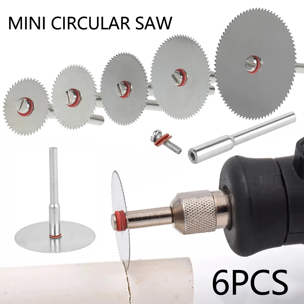 6Pcs/set Stainless Steel Slice Metal Cutting Disc with 1 Mandrel for Dremel Rotary Tools 16 18 22 25 32mm Cutting Disc Hand Tool
6Pcs/set Stainless Steel Slice Metal Cutting Disc with 1 Mandrel for Dremel Rotary Tools 16 18 22 25 32mm Cutting Disc Hand Tool