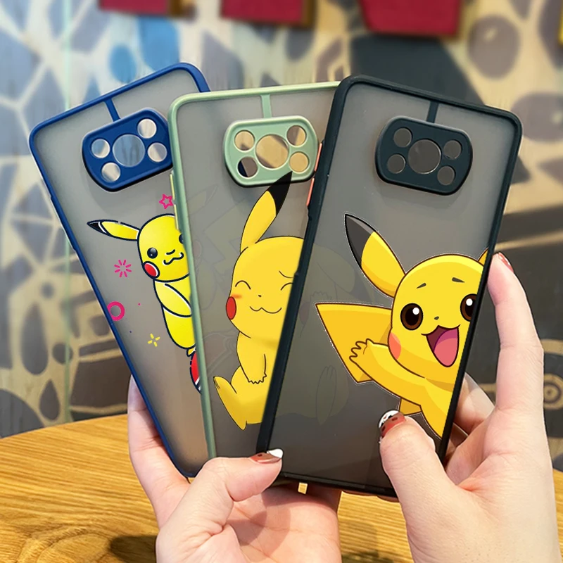 Anime Pikachu Lovely For Xiaomi Mi 11T 11 10 Ultra Pro Lite Note10 Poco X3 F3 GT NFC M3 Frosted Translucent Phone Case
Anime Pikachu Lovely For Xiaomi Mi 11T 11 10 Ultra Pro Lite Note10 Poco X3 F3 GT NFC M3 Frosted Translucent Phone Case