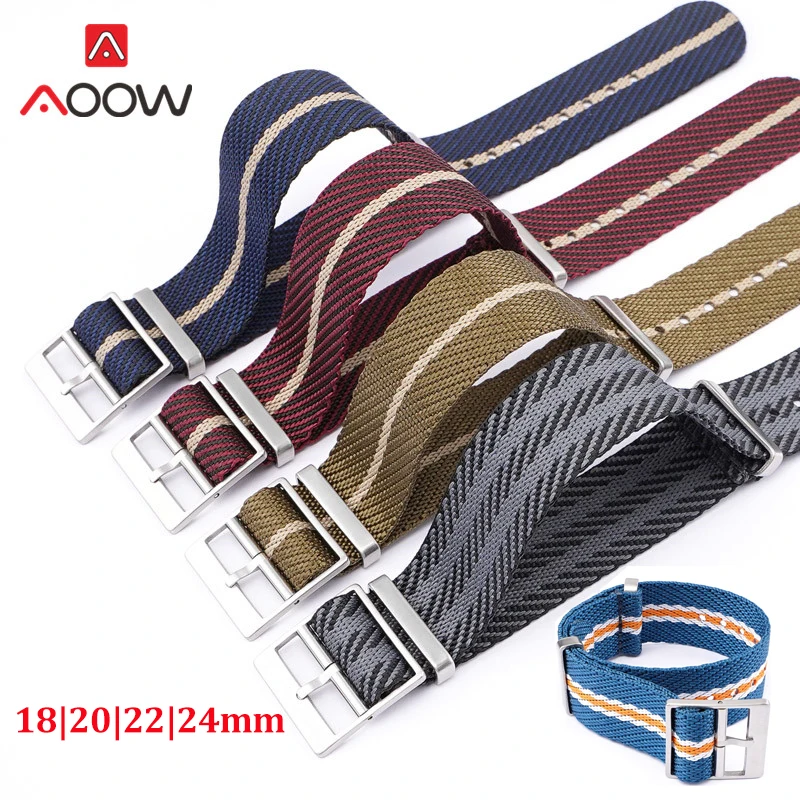 18mm 20mm 22mm 24mm Woven Nylon Zulu Strap Stainless Steel Buckle Soft Men Replacement Wrist Band for Tudor 79220R Seiko
18mm 20mm 22mm 24mm Woven Nylon Zulu Strap Stainless Steel Buckle Soft Men Replacement Wrist Band for Tudor 79220R Seiko