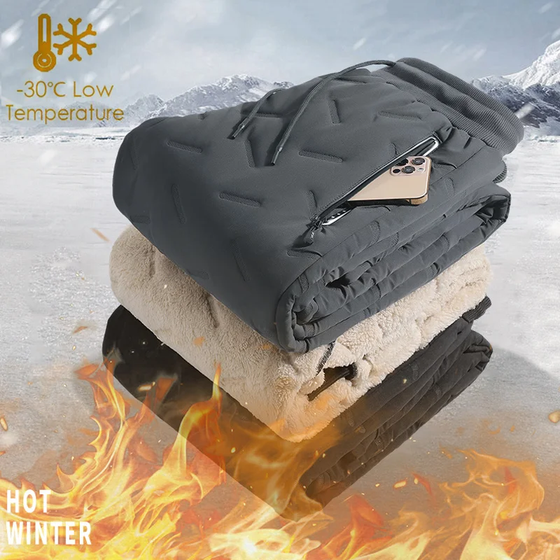 2023 Men Winter Warm Thicken Sweatpants Mens Joggers Pants Fleece Casual Cargo Pants Male Water Proof Thermal Trousers 7XL Plus
2023 Men Winter Warm Thicken Sweatpants Mens Joggers Pants Fleece Casual Cargo Pants Male Water Proof Thermal Trousers 7XL Plus