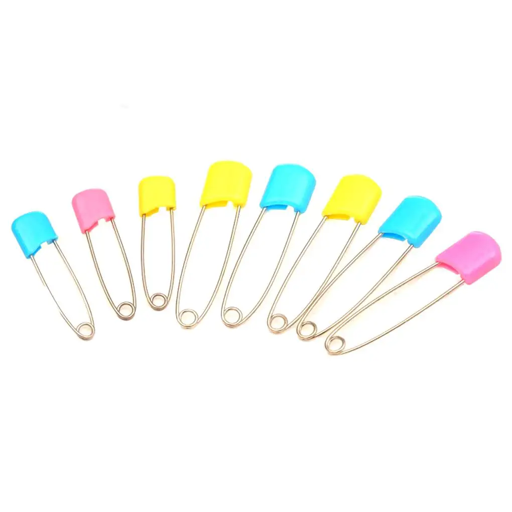 8pcs Plastic Head Baby Safety Pins Safety Cloth Stainless Steel Baby Bibs Apron Diaper Safety Pins Mixed Colorful
8pcs Plastic Head Baby Safety Pins Safety Cloth Stainless Steel Baby Bibs Apron Diaper Safety Pins Mixed Colorful