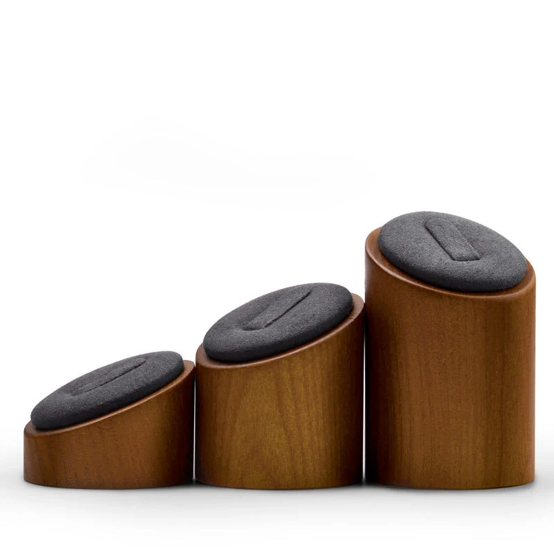 3PCS Wooden Ring Display Stand Jewelry Organizer With Microfiber Round Ring Rack Jewelry Racks For Showcase
3PCS Wooden Ring Display Stand Jewelry Organizer With Microfiber Round Ring Rack Jewelry Racks For Showcase