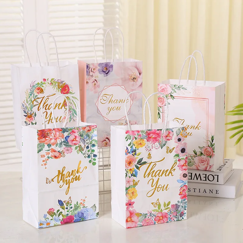 24pcs "Thank you" Gift Bag Flower Portable Packaging Bags Wedding Gifts for Guests Bags with Handles Thanksgiving Birthday Party
24pcs "Thank you" Gift Bag Flower Portable Packaging Bags Wedding Gifts for Guests Bags with Handles Thanksgiving Birthday Party
