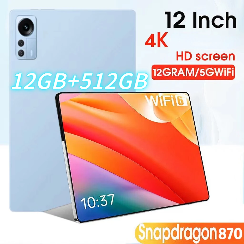 【3 years warranty】2023 New Android 11.0 4k HD Screen Snapdragon 870 Global Tablet 5G Dual SIM Card or WIFI GPS
【3 years warranty】2023 New Android 11.0 4k HD Screen Snapdragon 870 Global Tablet 5G Dual SIM Card or WIFI GPS