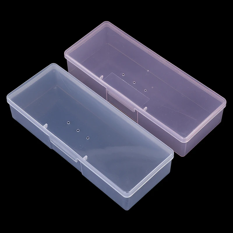 Nail Art Rectangle Plastic Transparent Storage Box Nail Rhinestone Brush Pen Buffer Grinding Files Container Case
Nail Art Rectangle Plastic Transparent Storage Box Nail Rhinestone Brush Pen Buffer Grinding Files Container Case