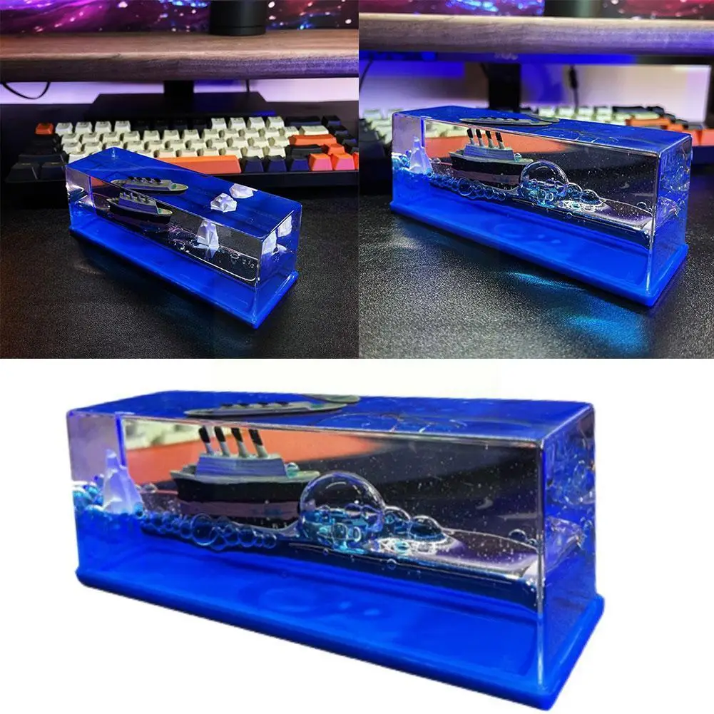 Unsinkable Ship Titanic Cruise Fluid Liquid Drift Bottle Home Decoration Desktop U6i2
Unsinkable Ship Titanic Cruise Fluid Liquid Drift Bottle Home Decoration Desktop U6i2