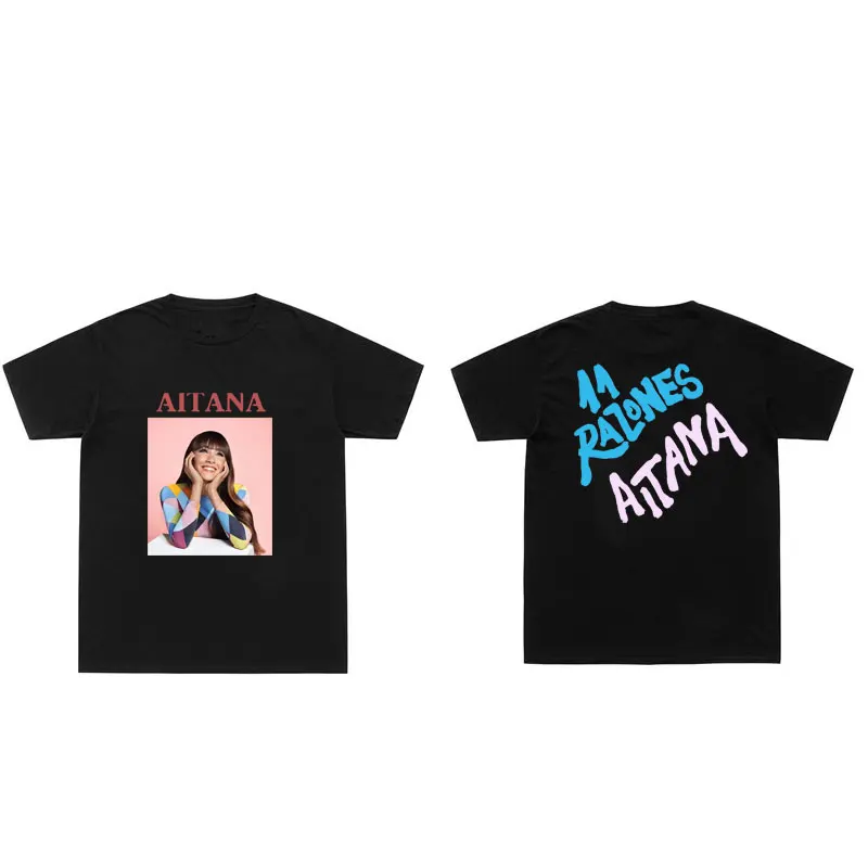 Singer Aitana Ocana Graphic Print Tshirt Men Women Fashion Oversized T-shirt Tops Unisex Hip Hop Casual T Shirts Short Sleeve
Singer Aitana Ocana Graphic Print Tshirt Men Women Fashion Oversized T-shirt Tops Unisex Hip Hop Casual T Shirts Short Sleeve
