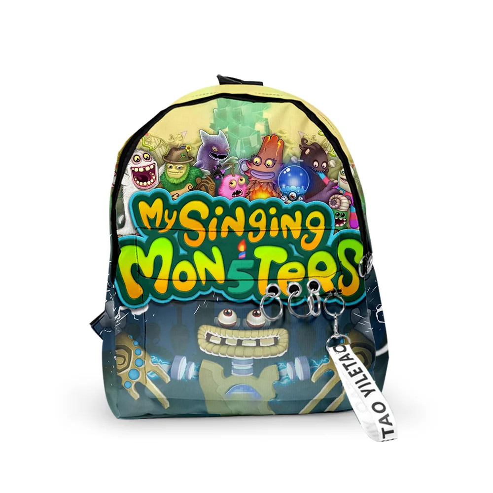 Creative my singing monsters Backpacks Boys/Girls pupil School Bags 3D Print Keychains Oxford Waterproof Cute Small Backpacks
Creative my singing monsters Backpacks Boys/Girls pupil School Bags 3D Print Keychains Oxford Waterproof Cute Small Backpacks