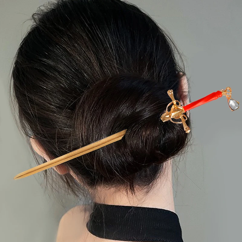 2023 Punk Metal Sword Hairpin Chinese Simple Hair Sticks for Women DIY Hairstyle Design Tools Hair Accessories Dropshipping
2023 Punk Metal Sword Hairpin Chinese Simple Hair Sticks for Women DIY Hairstyle Design Tools Hair Accessories Dropshipping