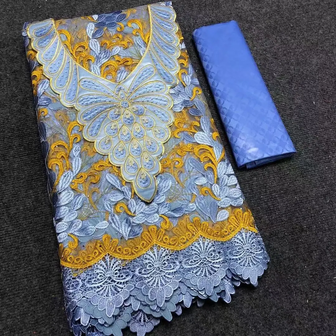 High Quality Bazin Riche Fabric Guinea Jacquard Brocade Fabric With Tulle Lace 100% Cotton African Lace Fabric For Dress 2.5+2.5
High Quality Bazin Riche Fabric Guinea Jacquard Brocade Fabric With Tulle Lace 100% Cotton African Lace Fabric For Dress 2.5+2.5