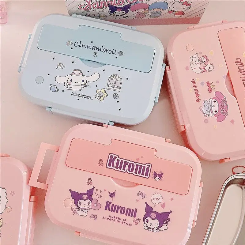 Sanrios Kawaii Cute Kuromi Mymelody из нержавеющей стали сохраняет тепло Bento мультфильм студент, школа, офис Кемпинг хранение детский подарок
Sanrios Kawaii Cute Kuromi Mymelody из нержавеющей стали сохраняет тепло Bento мультфильм студент, школа, офис Кемпинг хранение детский подарок