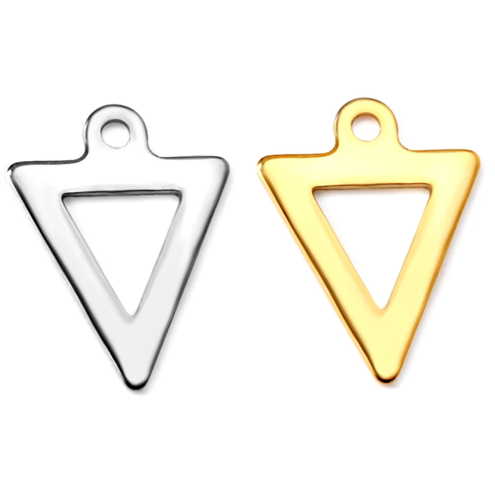 ASON 100Pcs Stainless Steel Charm For Jewelry Making eometric Triangle Rectangle Pendant Necklaces Bracelet Diy Accessories
ASON 100Pcs Stainless Steel Charm For Jewelry Making eometric Triangle Rectangle Pendant Necklaces Bracelet Diy Accessories