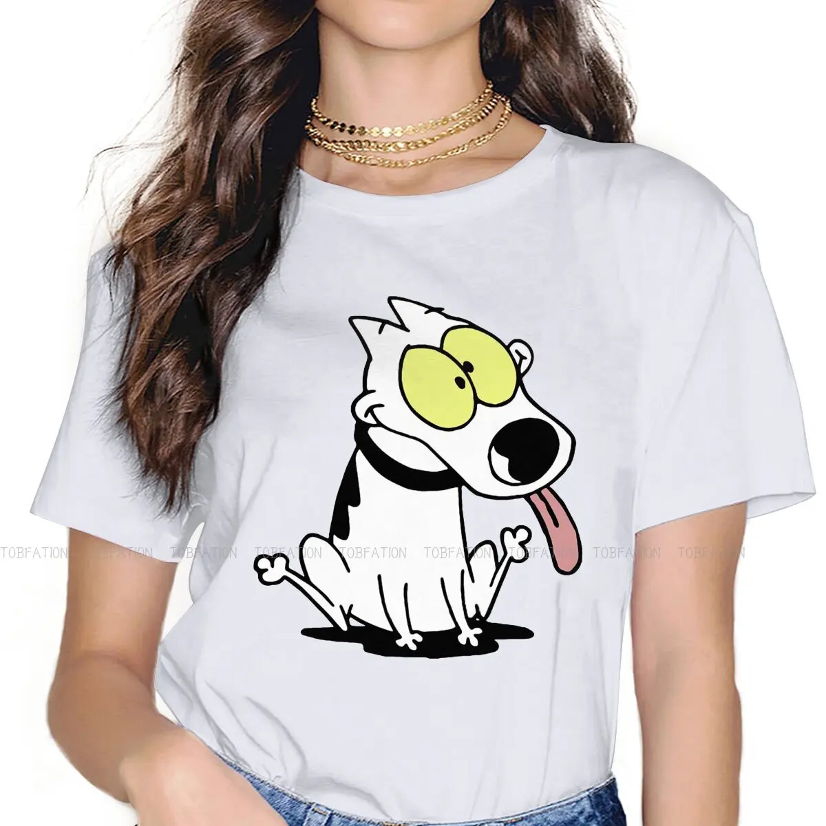 Cute Dog Women Clothing Rockos Modern Life Graphic Female Tshirts Vintage Graphic Loose Tops Tee Kawaii Girls Streetwear
Cute Dog Women Clothing Rockos Modern Life Graphic Female Tshirts Vintage Graphic Loose Tops Tee Kawaii Girls Streetwear