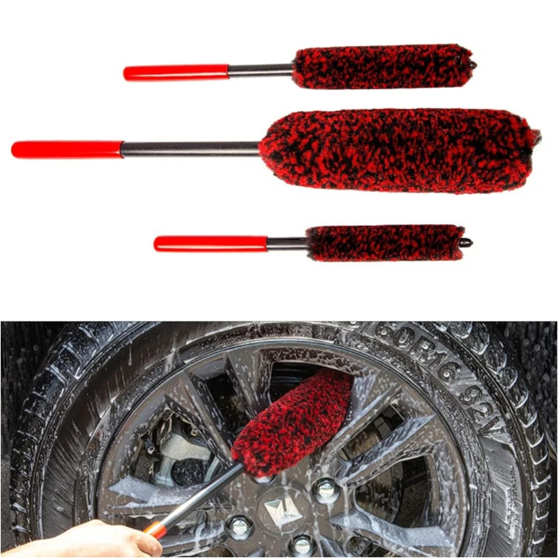 Auto Wheel Detailing Brush Bendable Wheel Woolies Car Cleaning Tools for Car Rim Tire Washing Easily Clean Hard-To-Reach Areas
Auto Wheel Detailing Brush Bendable Wheel Woolies Car Cleaning Tools for Car Rim Tire Washing Easily Clean Hard-To-Reach Areas