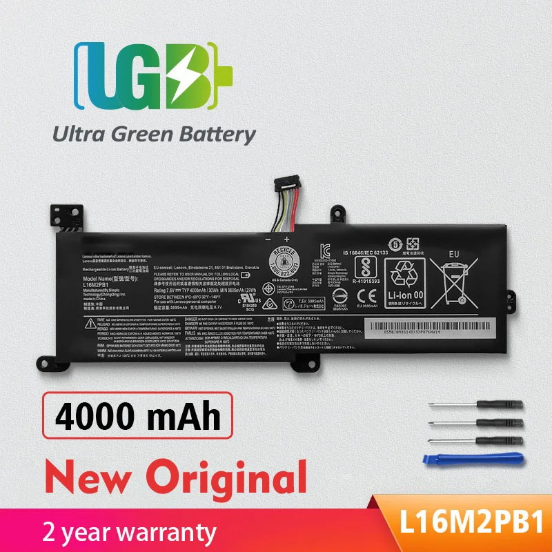 UGB новый оригинальный L16M2PB1 Аккумулятор для Lenovo IdeaPad 320 330 520 320-15IKB 320-14ABR 330-15IKB 520-15ikb
UGB новый оригинальный L16M2PB1 Аккумулятор для Lenovo IdeaPad 320 330 520 320-15IKB 320-14ABR 330-15IKB 520-15ikb