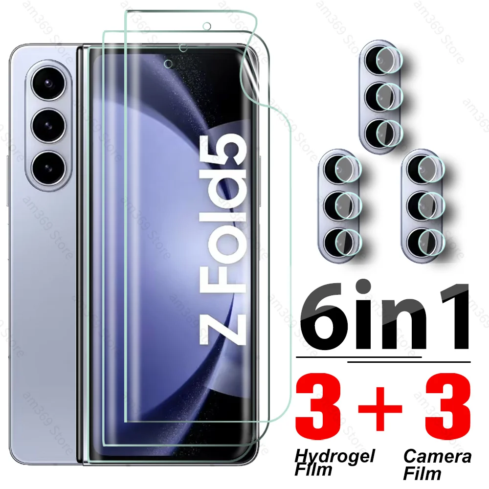 6in1 Hydrogel Film For Samsung Galaxy Z Fold 5 5G Camera Protective Glass Samsang ZFold5 Fold5 ZFold 5 External Screen Protector
6in1 Hydrogel Film For Samsung Galaxy Z Fold 5 5G Camera Protective Glass Samsang ZFold5 Fold5 ZFold 5 External Screen Protector