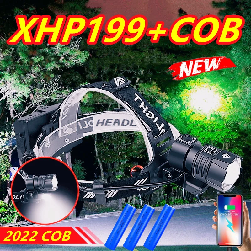 2022 Newest Upgrade XHP199 Powerful Headlamp Headlight 18650 High Power Head Flashlight XHP160 USB Rechargeable Head Lamp Lights
2022 Newest Upgrade XHP199 Powerful Headlamp Headlight 18650 High Power Head Flashlight XHP160 USB Rechargeable Head Lamp Lights