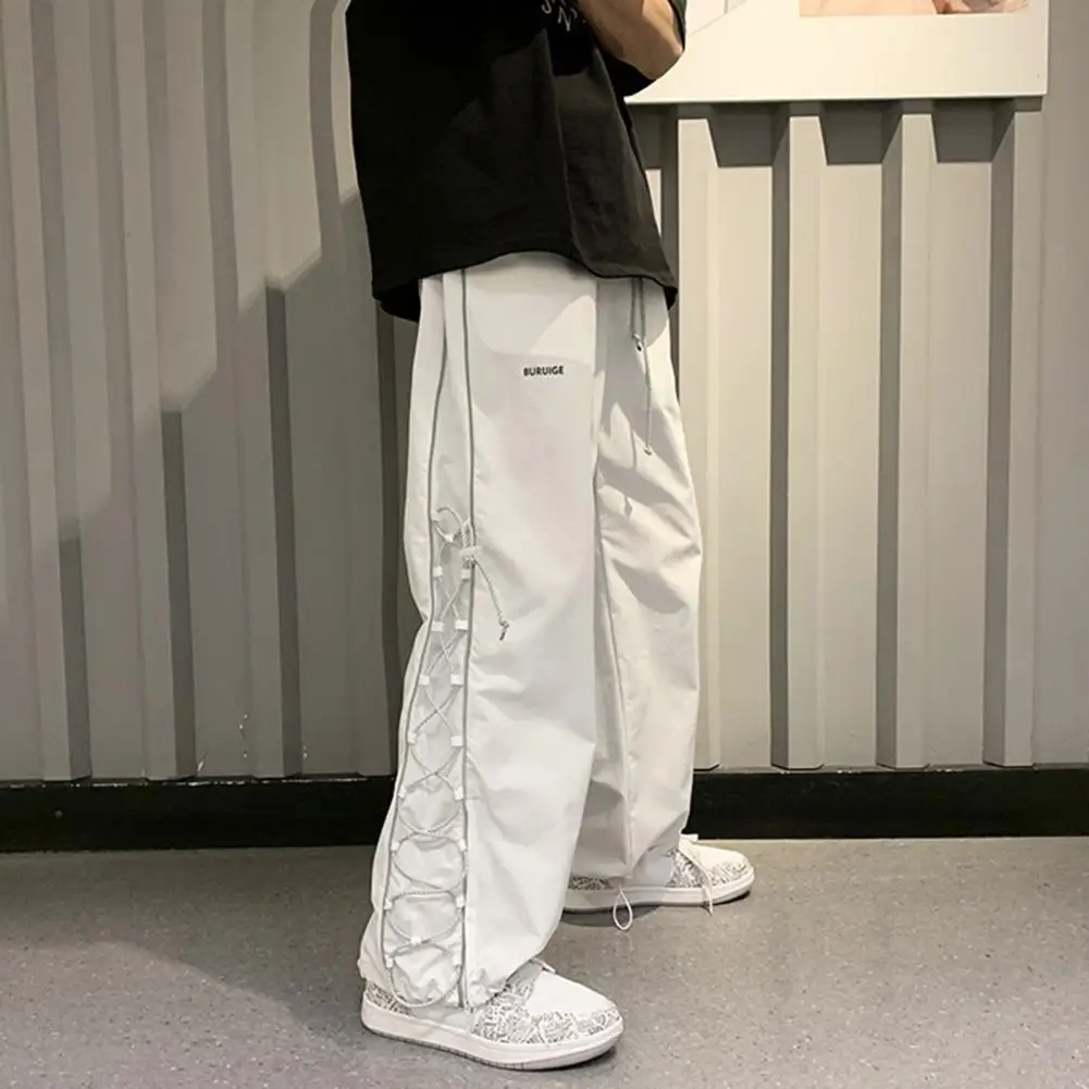 Fashion Long Pants Breathable Cargo Trousers Side Cross Lace-up Men Thin Casual Skateboard Pants Sportwear
Fashion Long Pants Breathable Cargo Trousers Side Cross Lace-up Men Thin Casual Skateboard Pants Sportwear