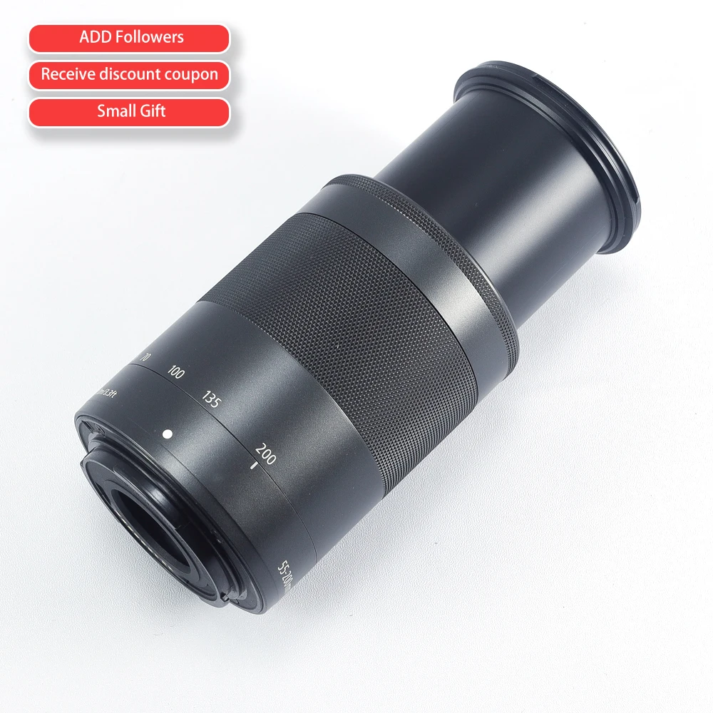 

Параметры 55-200 мм F/4,5-6,3 IS STM объектив подходит для микрокамер Canon EF-M M6 M50 M50 Mark II M100 M200 M6Mark II