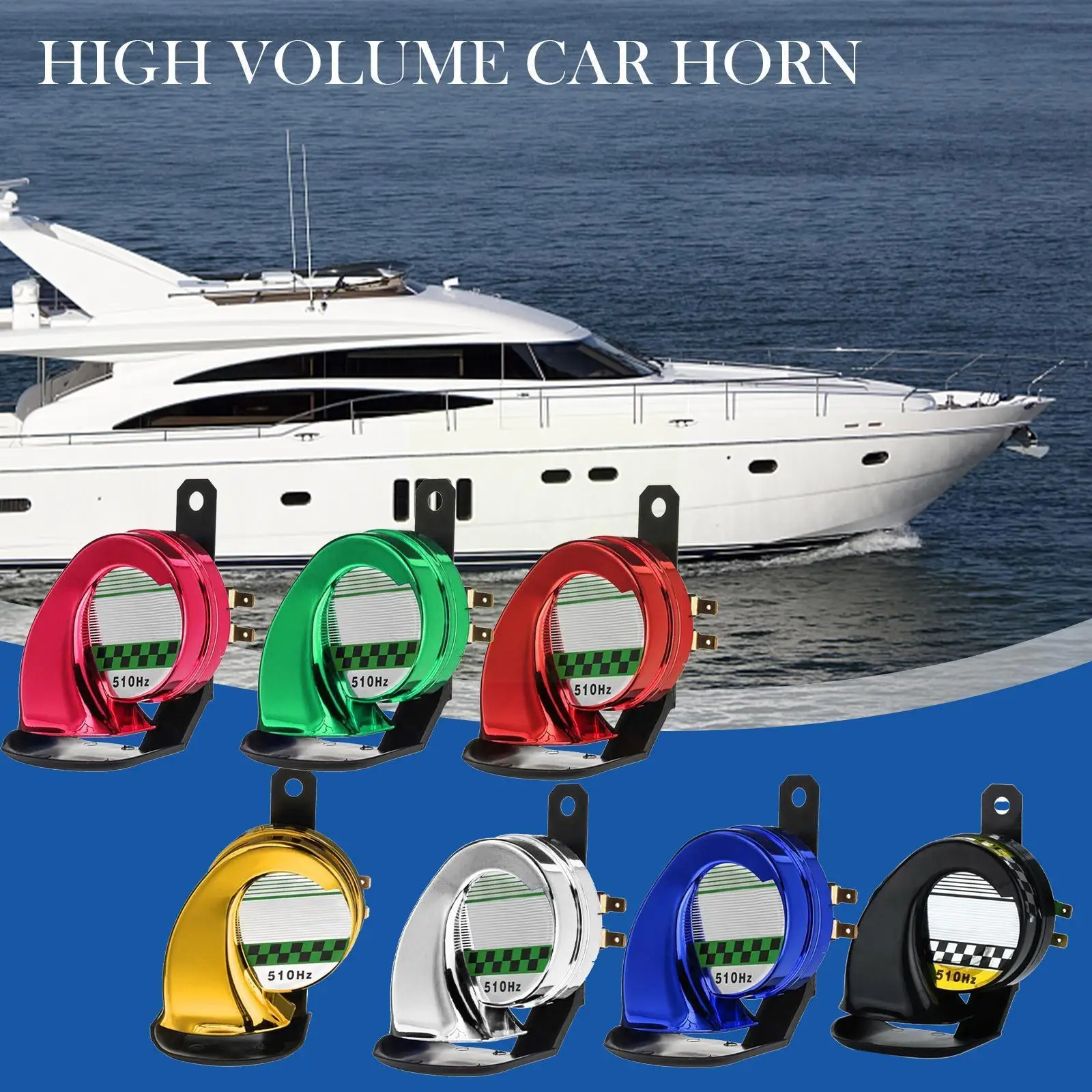 Electronic Snail Air Horn For Motorcycle Loud Voice Speaker 12V 510HZ 130DB Motorcycle Snail Horn Snail Air Horn G3V8
Electronic Snail Air Horn For Motorcycle Loud Voice Speaker 12V 510HZ 130DB Motorcycle Snail Horn Snail Air Horn G3V8