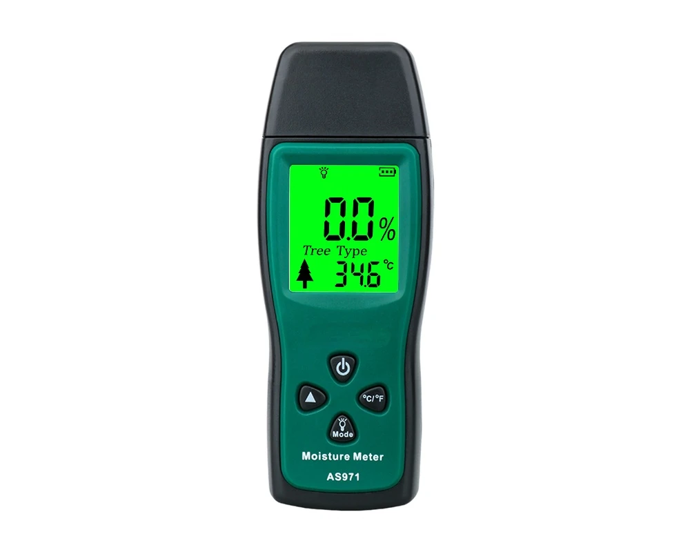 AS971 Digital Wood Moisture Meter Timber Moisture Meter Wood Moisture Tester Humidity Detector
AS971 Digital Wood Moisture Meter Timber Moisture Meter Wood Moisture Tester Humidity Detector